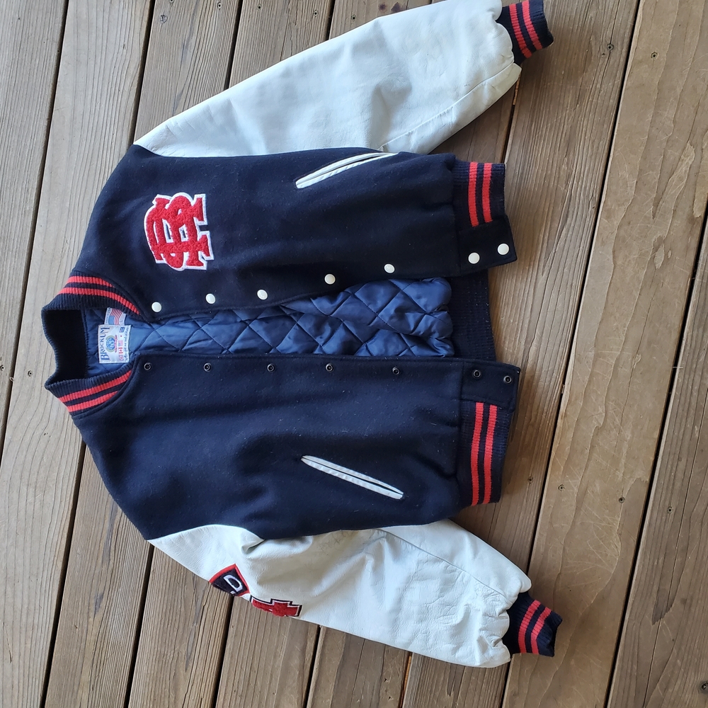 90s Rolling Stones Navy and White Jacket - Picture 4 of 12